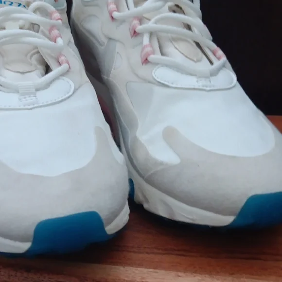 Nike Women's Cream and Pink Sneakers - Picture 12 of 16